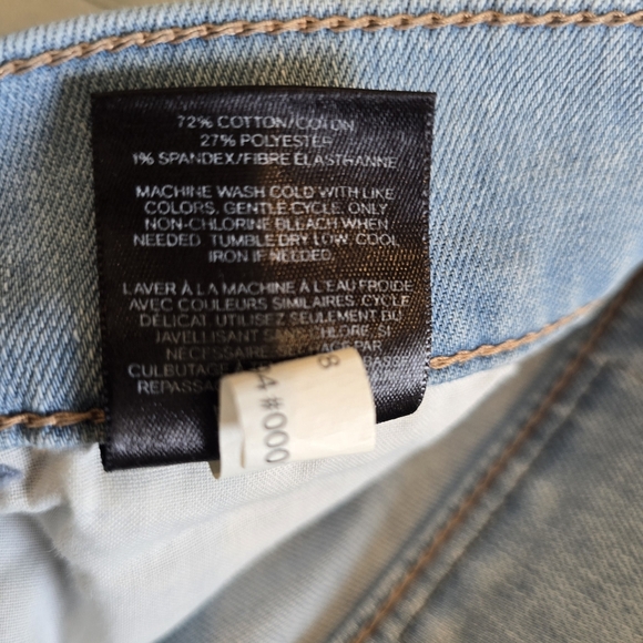 Express High Rise Distressed Denim Legging Size10 - Picture 6 of 6